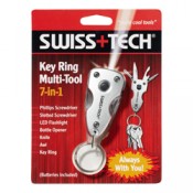 SWISS + TECH ST60300 Key Ring Multi-Tool 7-in-1