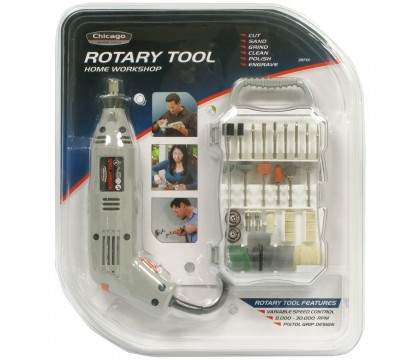 Allied 39701 Chicago Power™ Tools Rotary Tool Set